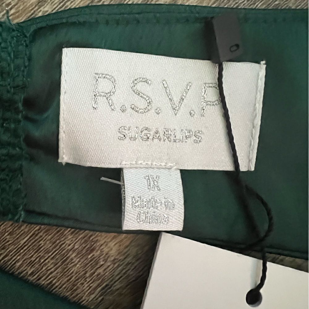 Sugarlips Plus Open Back Satin Maxi Dress- Size 1X - Picture 5 of 10